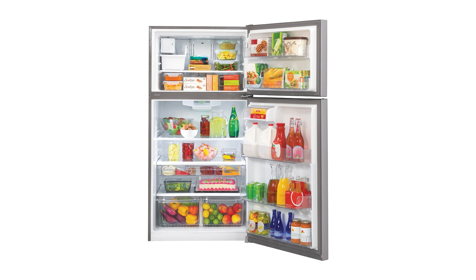 LG 30 INCH, 20 CU.FT. TOP FREEZER REFRIGERATOR WITH MULTI-AIR FLOW COOLING, LTCS20220S